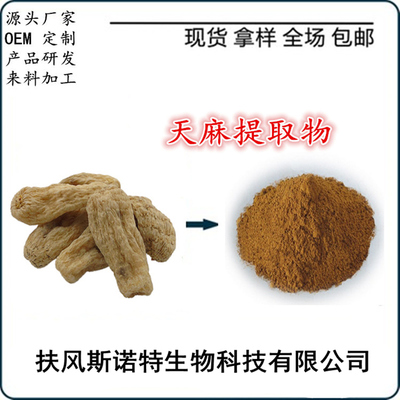 天麻提取物粉 天麻粉 天麻速溶粉 廠(chǎng)家自銷(xiāo) 量大優(yōu)惠